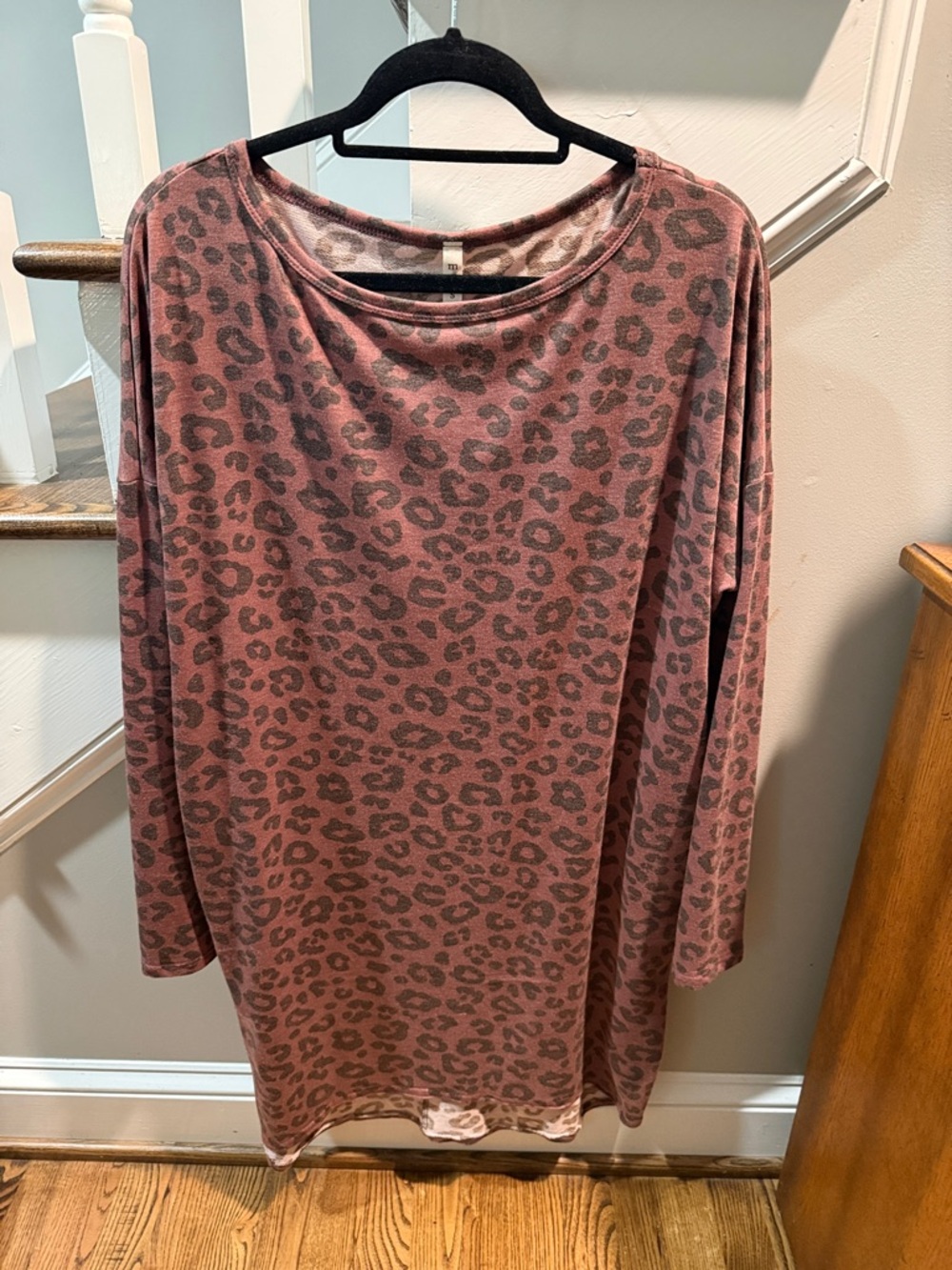 mts Pink Mauve Leopard Print dress